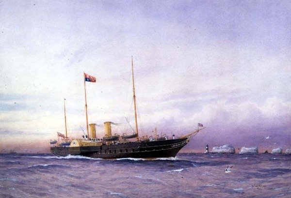 H.M. Yacht Osborne alkotó: William Frederick Mitchell