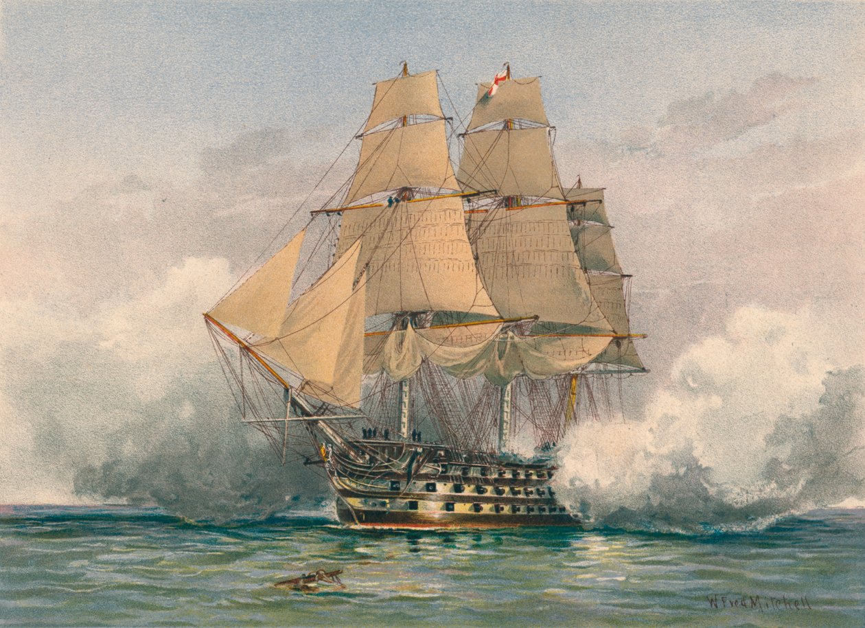 A győzelem, 1765-ben, 19. század vége – 20. század eleje. alkotó: William Frederick Mitchell