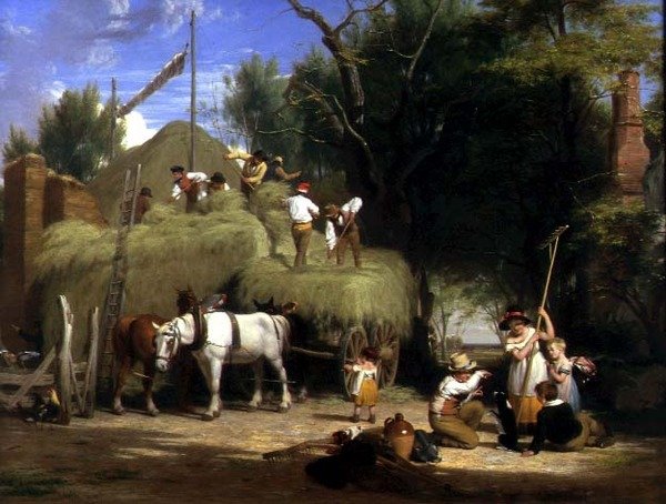 Széna rakásolása alkotó: William Frederick Witherington