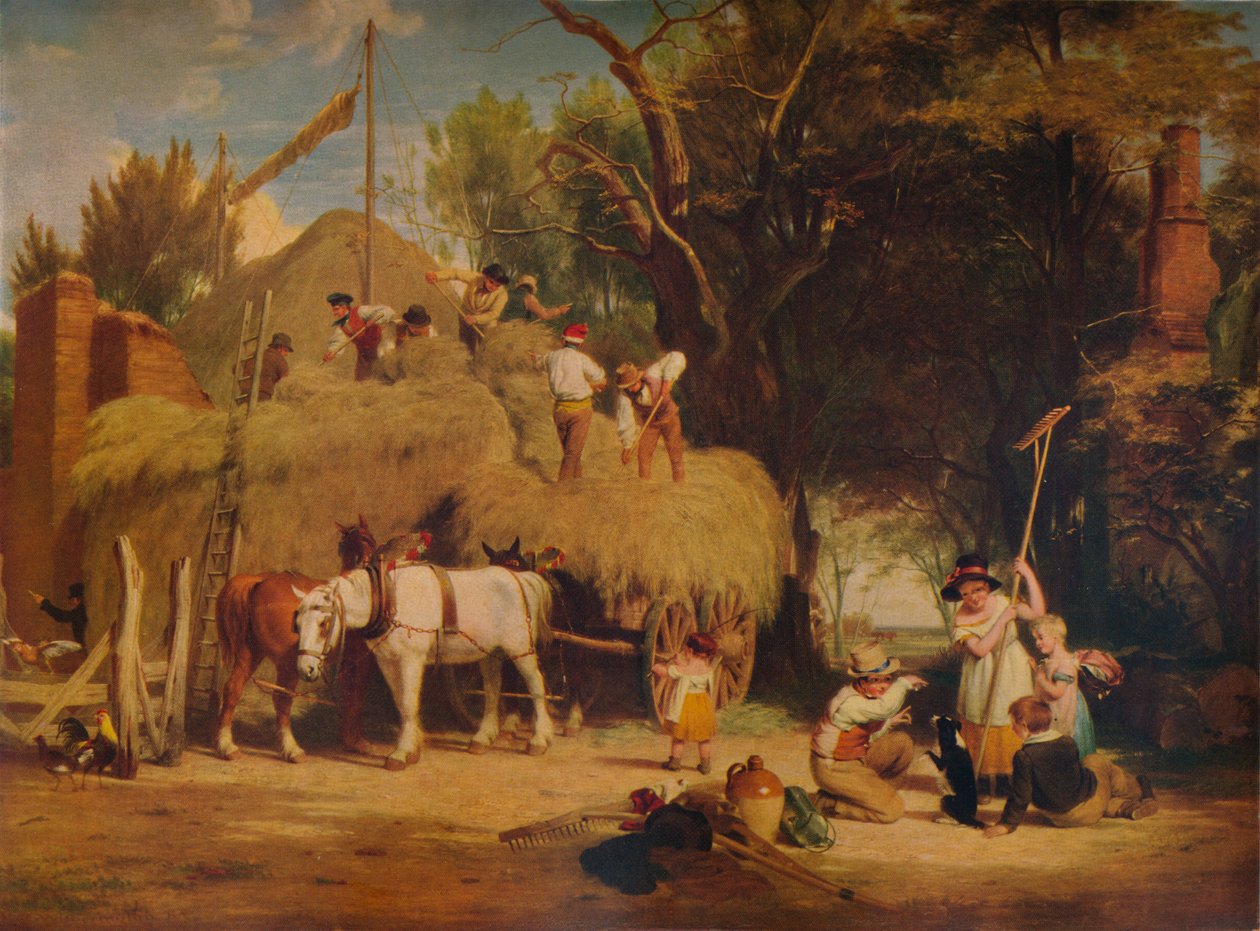 Szénarakás, 1840, 1938 alkotó: William Frederick Witherington
