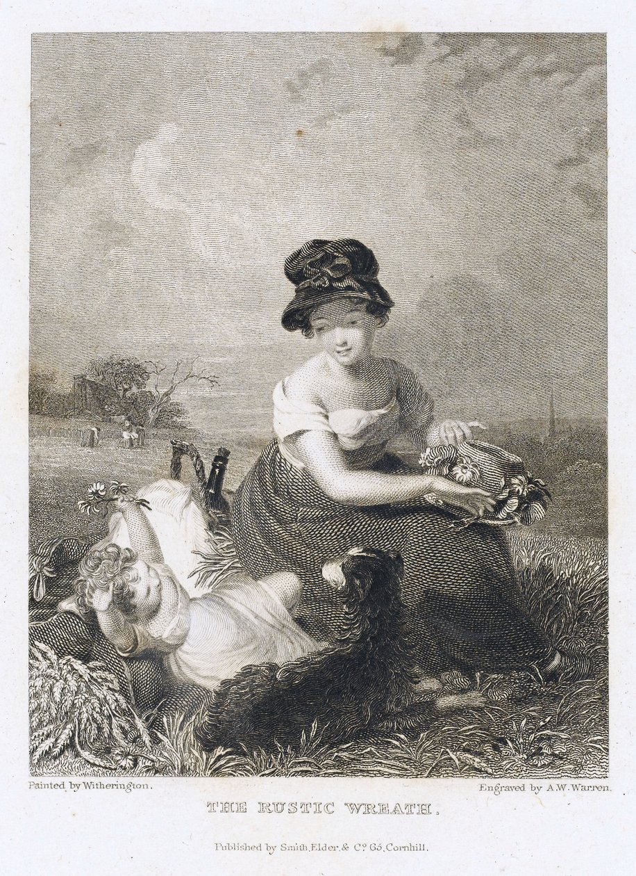 A rusztikus koszorú alkotó: William Frederick Witherington