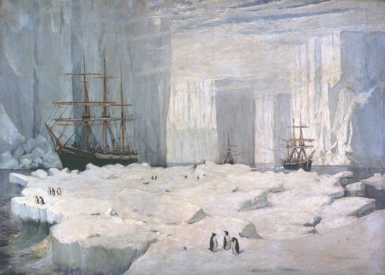 Dundee Antarktiszi Bálnavadászati Expedíció (1892-3) alkotó: William G. Burn Murdoch