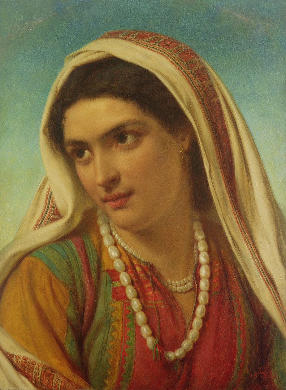 Egy arab lány, 1866 alkotó: William Gale