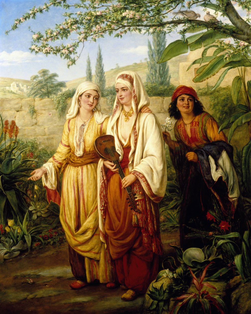 Egy közel-keleti kertben. William Gale (1823-1909) festménye. Olaj, vászon. Magángyűjtemény. alkotó: William Gale