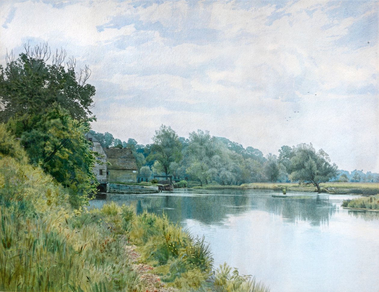 Az Ouse és a Hemingford Grey-i malom alkotó: William Garden Fraser