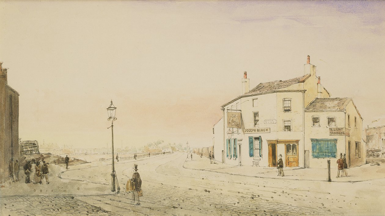 Victoria Road, Bootle (toll, tinta és WC papíron) alkotó: William Gavin Herdman