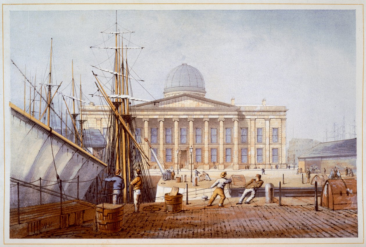 The Customs House and Revenue Building, Liverpool, 1864 alkotó: William Gawin Herdman