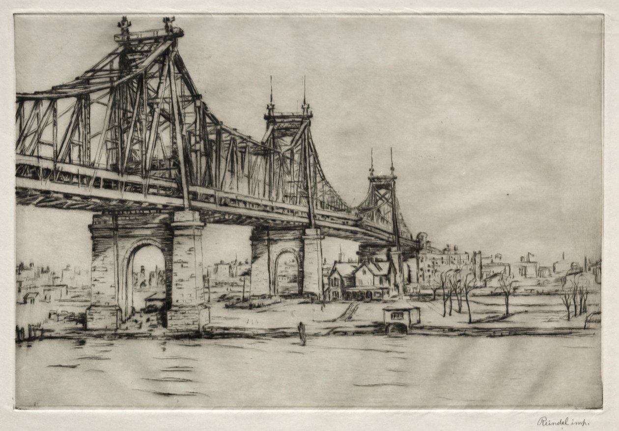 Queensboro híd, New York alkotó: William George Reindel
