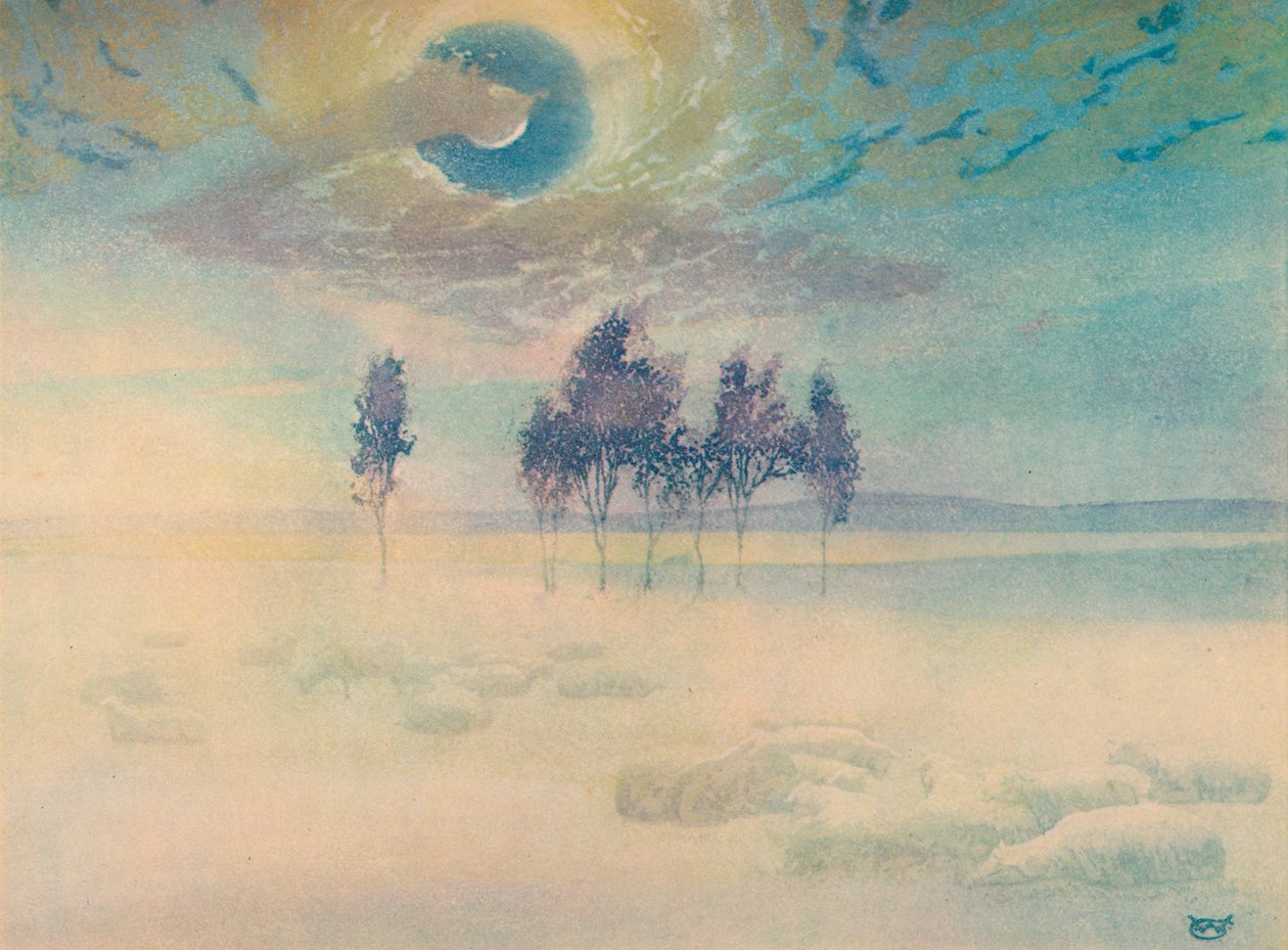Októberi köd, c1920, 1928 alkotó: William Giles
