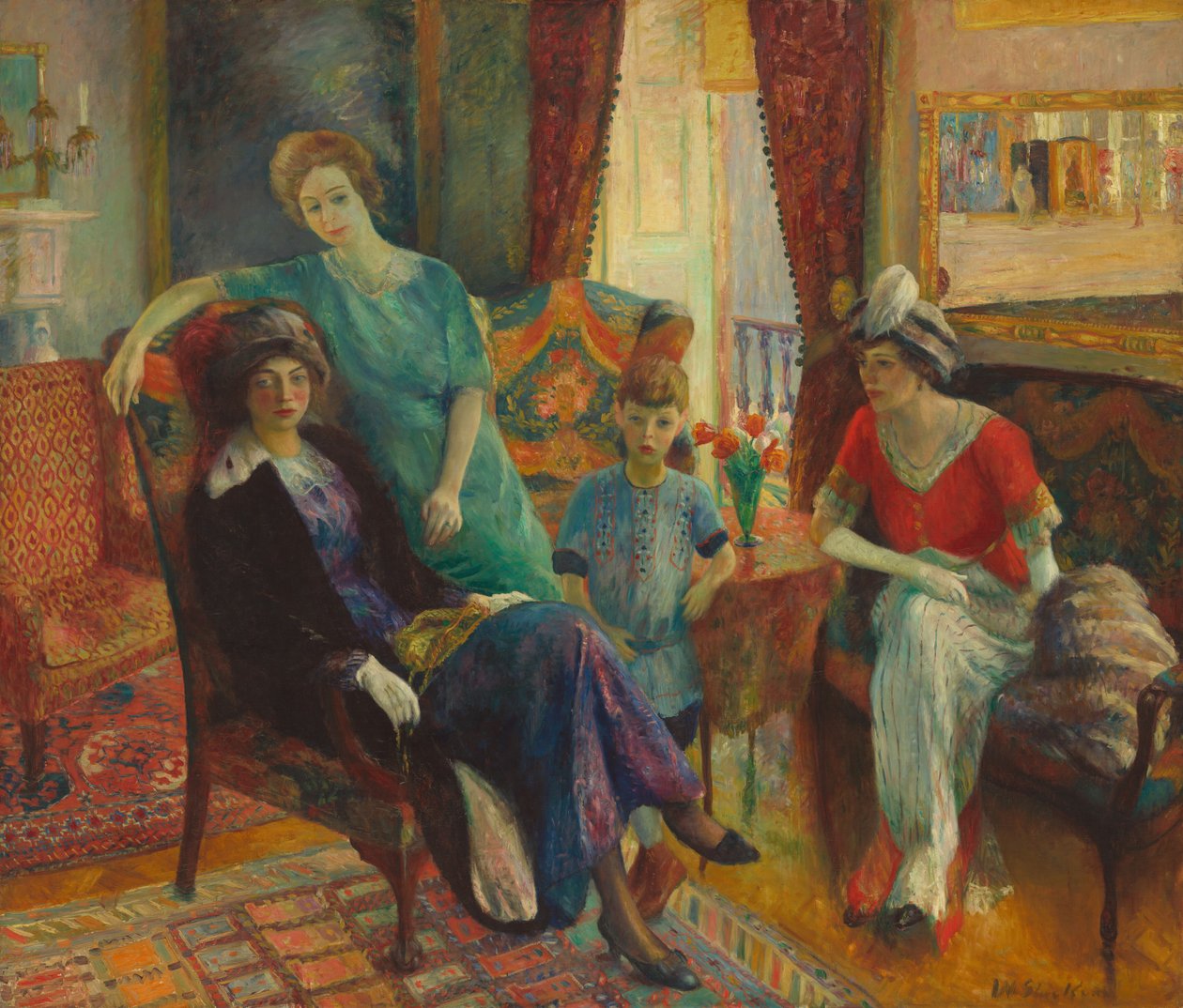 Családi csoport alkotó: William Glackens