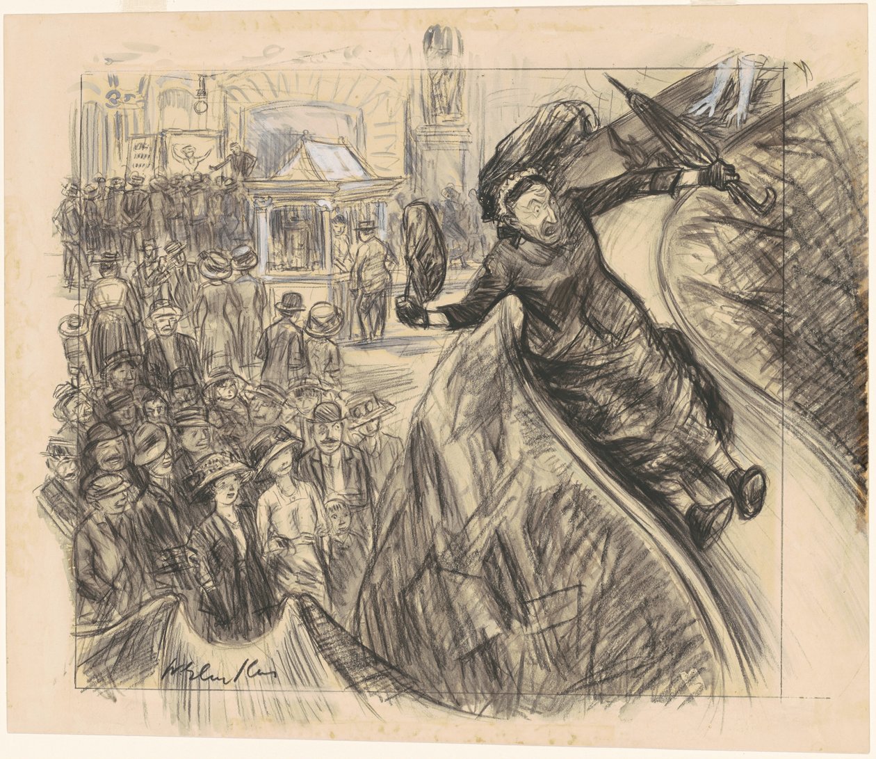 Gyorsabban mentem le, mint az Empire State Express alkotó: William Glackens