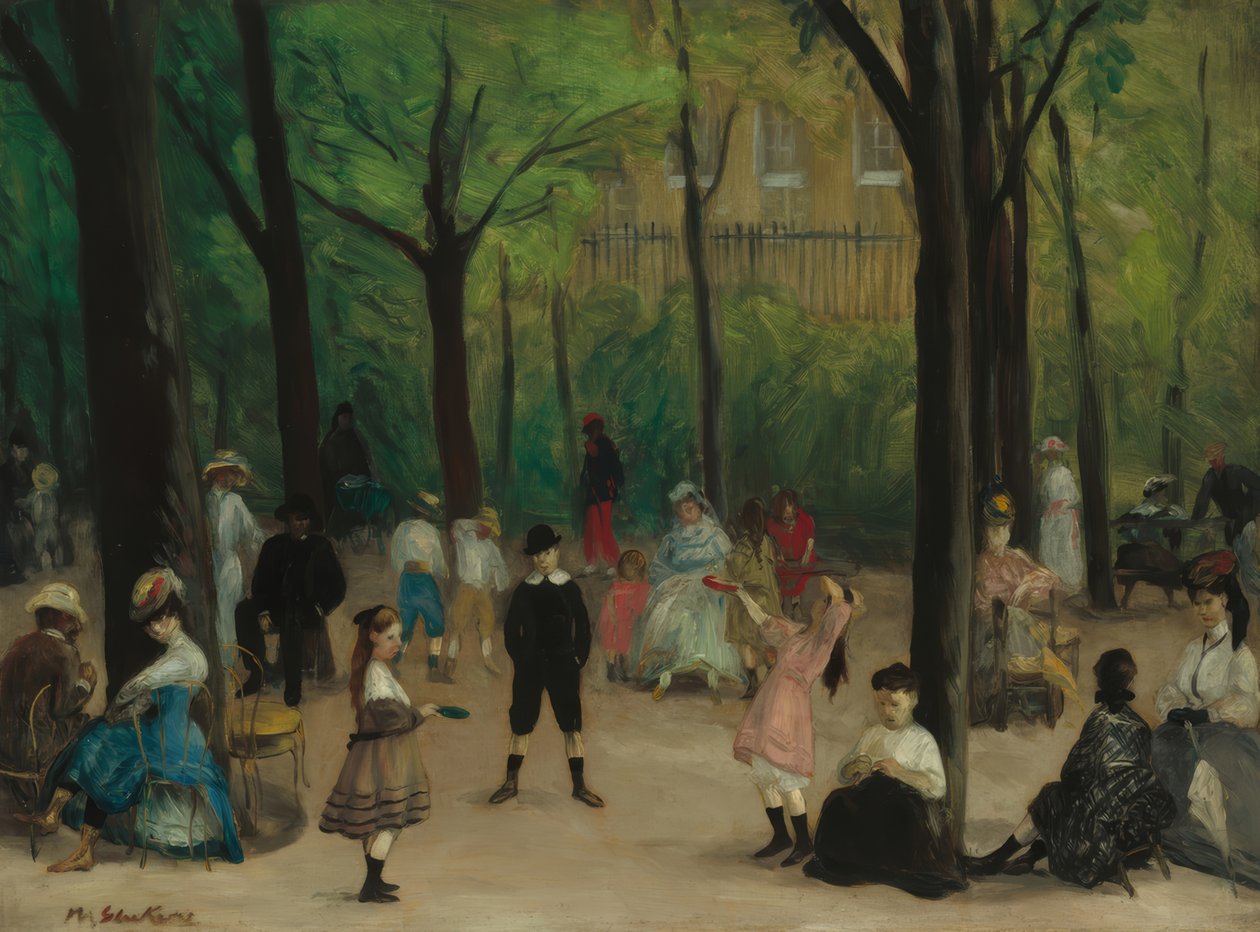 Luxemburg kert alkotó: William Glackens