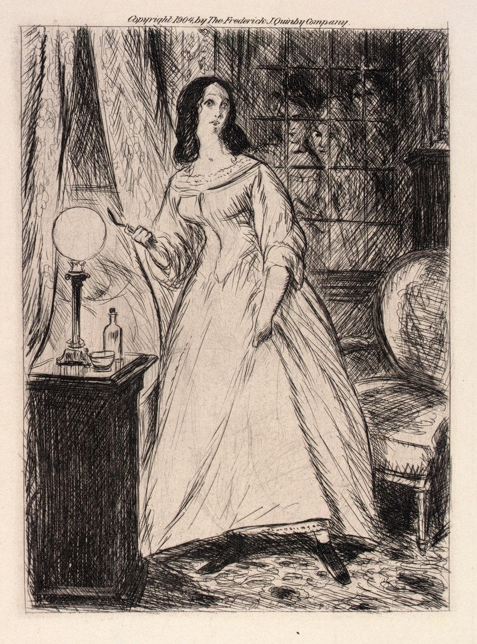 Igen, jó mama, igen... elzárom az ezüstkanáladat. alkotó: William Glackens