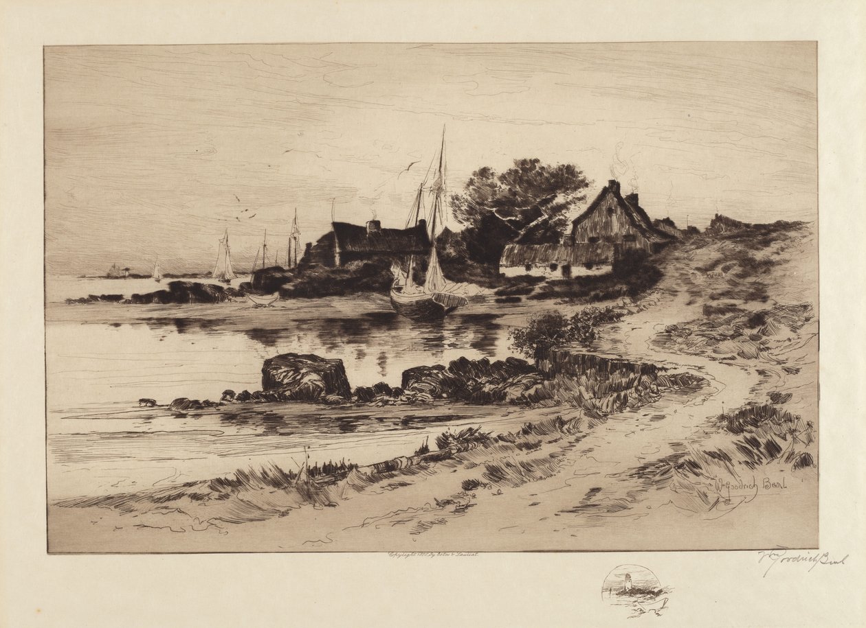 Régi Gloucester Shore alkotó: William Goodrich Beal