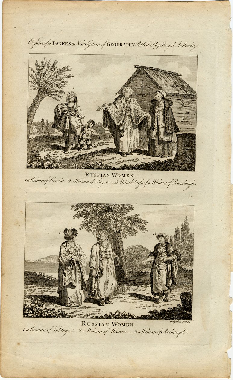 Az orosz nők szokásai, 1730 körül alkotó: William Grainger