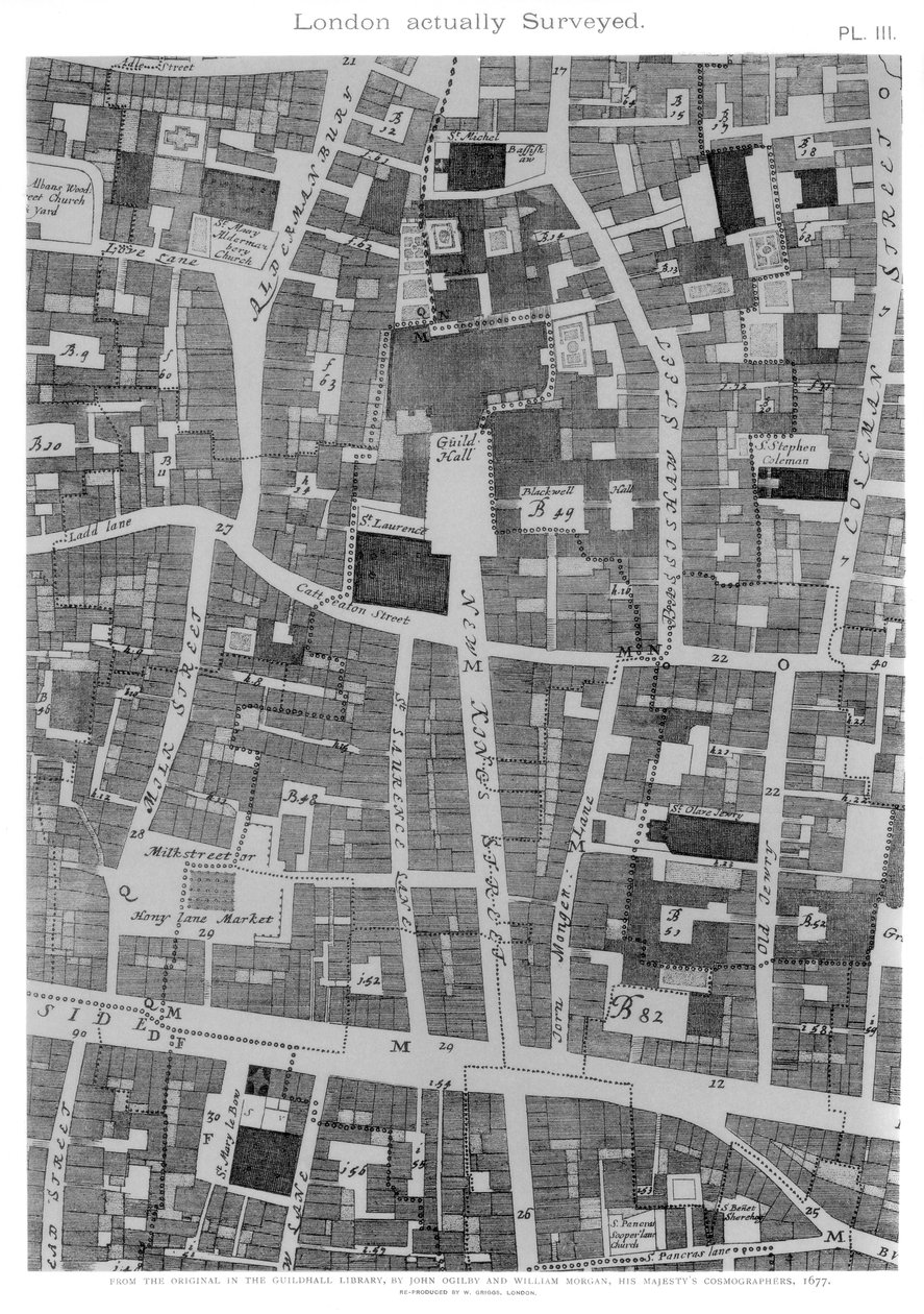 London ténylegesen Surveyed, 1677-1886. alkotó: William Griggs