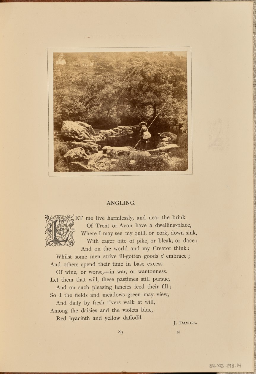 [Egy fiú horgászbottal és halászbottal, Anglia] alkotó: William Grundy