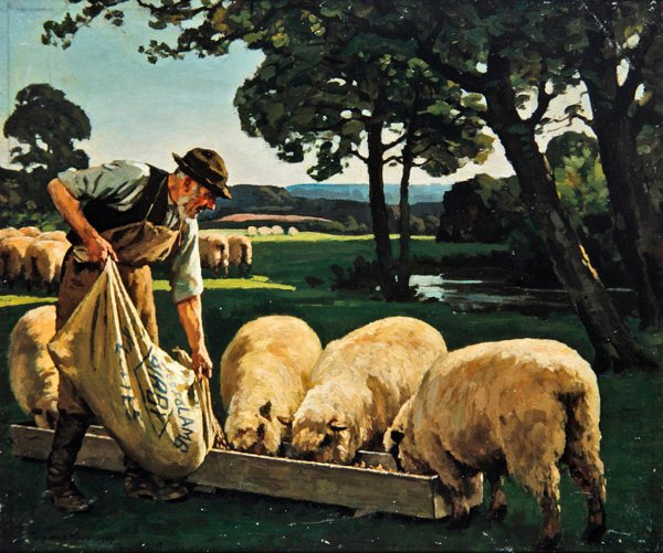 Farm kilátás alkotó: William Gunning King