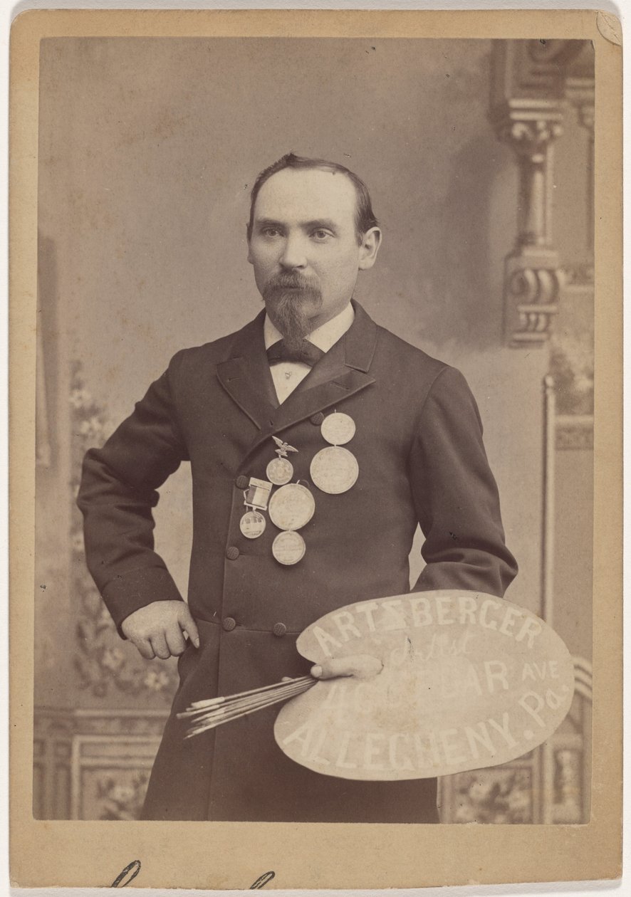 Férfi portré, 20. század eleje (fénykép) alkotó: William H. Artzberger