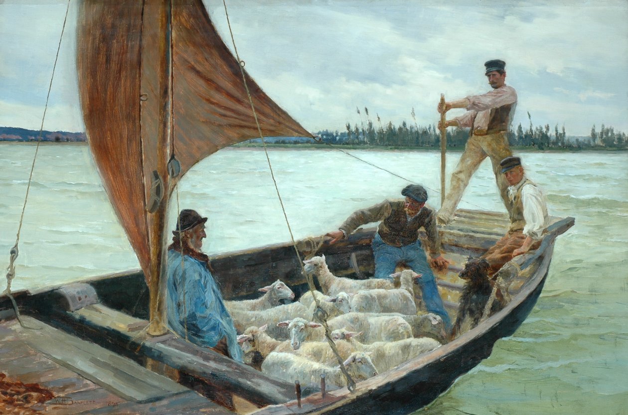Szellős átkelés, 1893 alkotó: William H. Bartlett