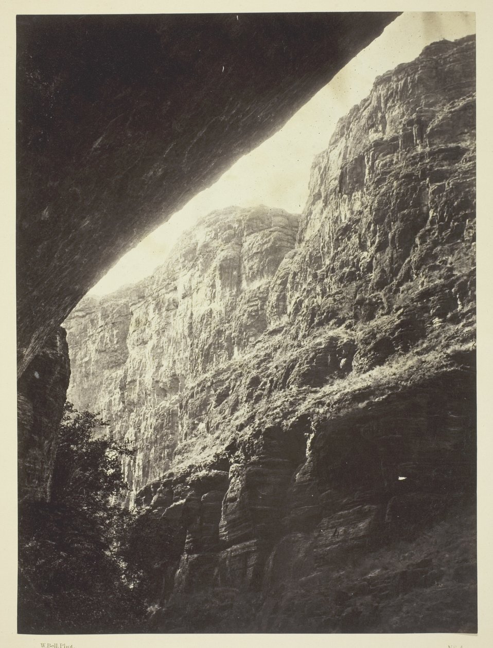 A Kanab Wash kanyonja, Colorado folyó, dél felé nézve alkotó: William H. Bell