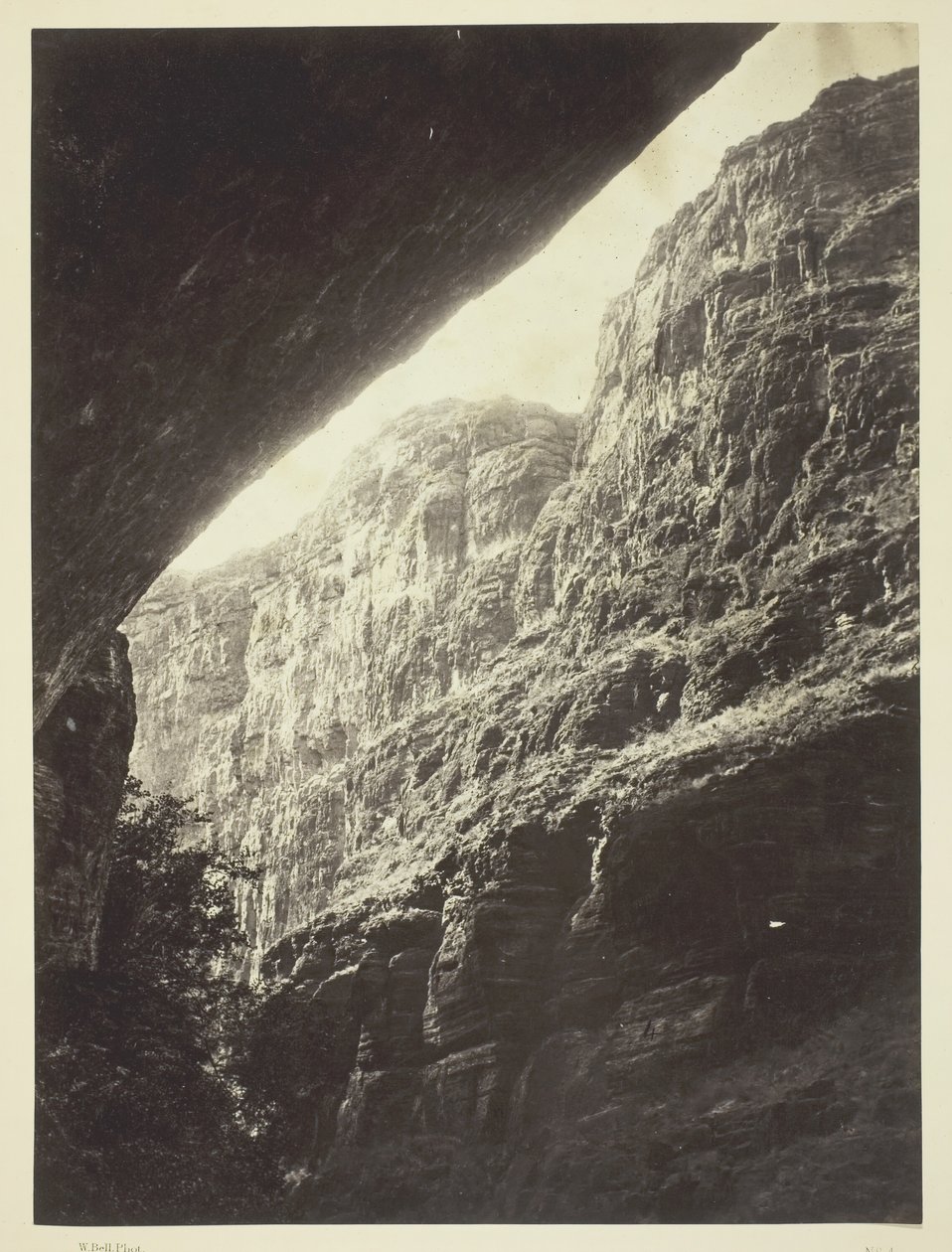 Cañon of Kanab Wash, Colorado River, Looking South, 1872. alkotó: William H. Bell