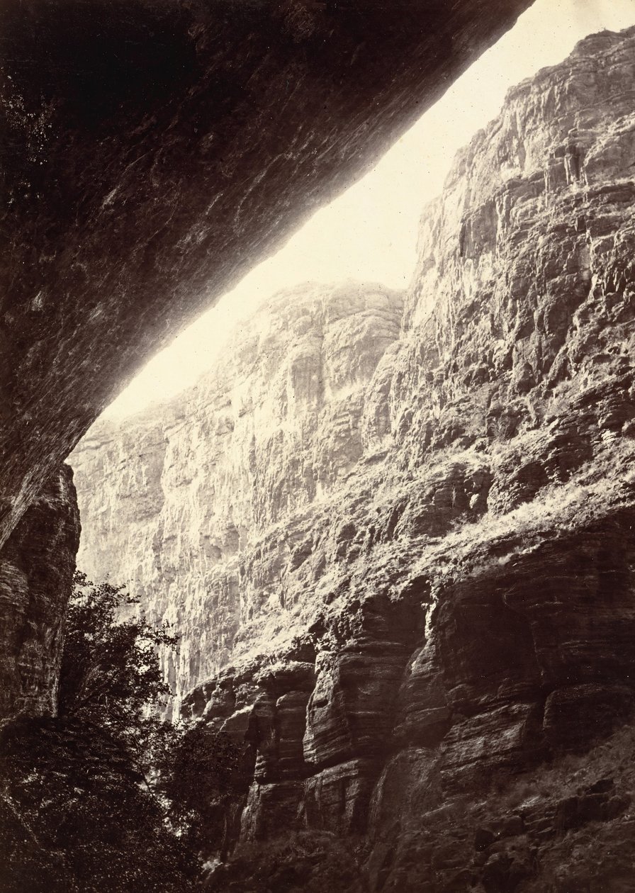 Cañon of Kanab Wash, Délre nézve, 1872. alkotó: William H. Bell