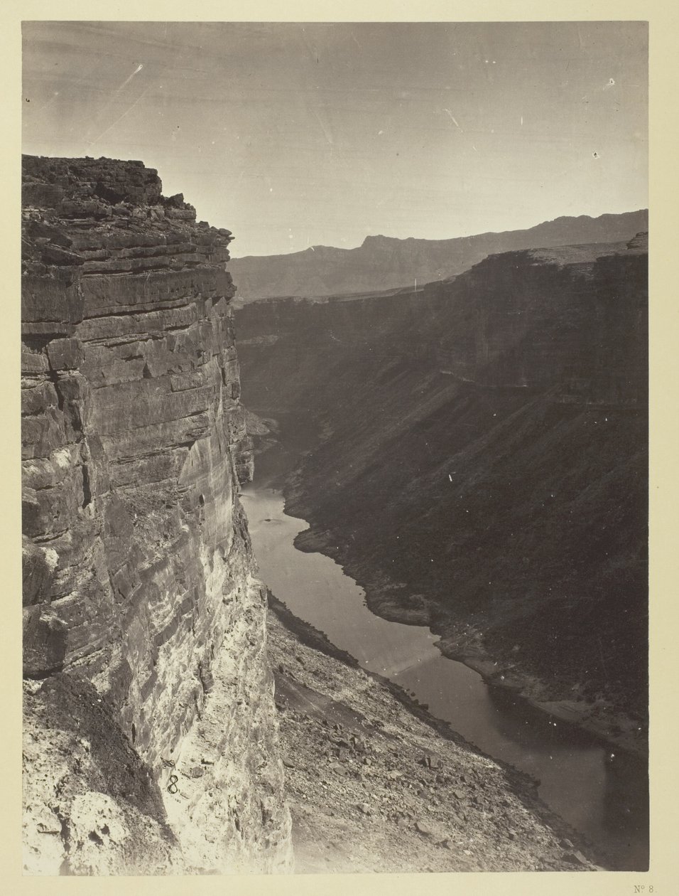 Grand Cañon, Colorado folyó, Paria Creek közelében, kelet felé nézve alkotó: William H. Bell