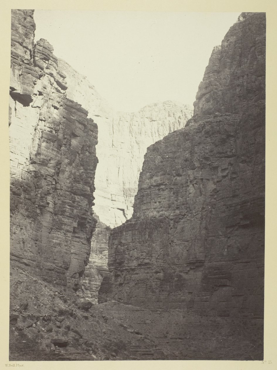 Mészkőfalak Kanab Wash, Colorado folyó alkotó: William H. Bell