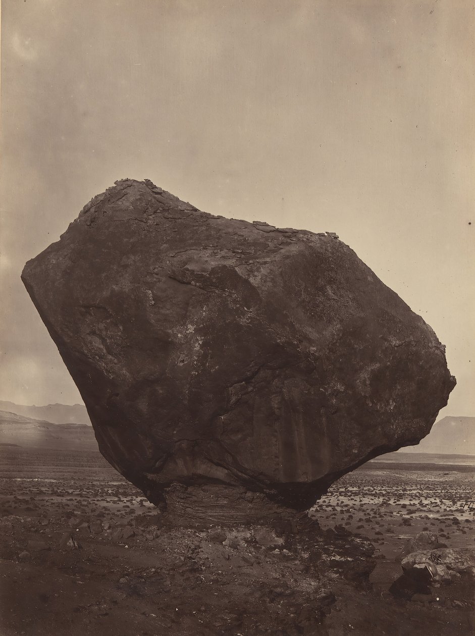 Perched Rock, Rocker Creek, Arizona, 1872. alkotó: William H. Bell