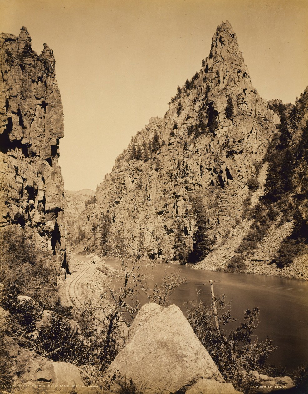 Currecanti Needle, Black Cañon of the Gunnison alkotó: William H. Jackson