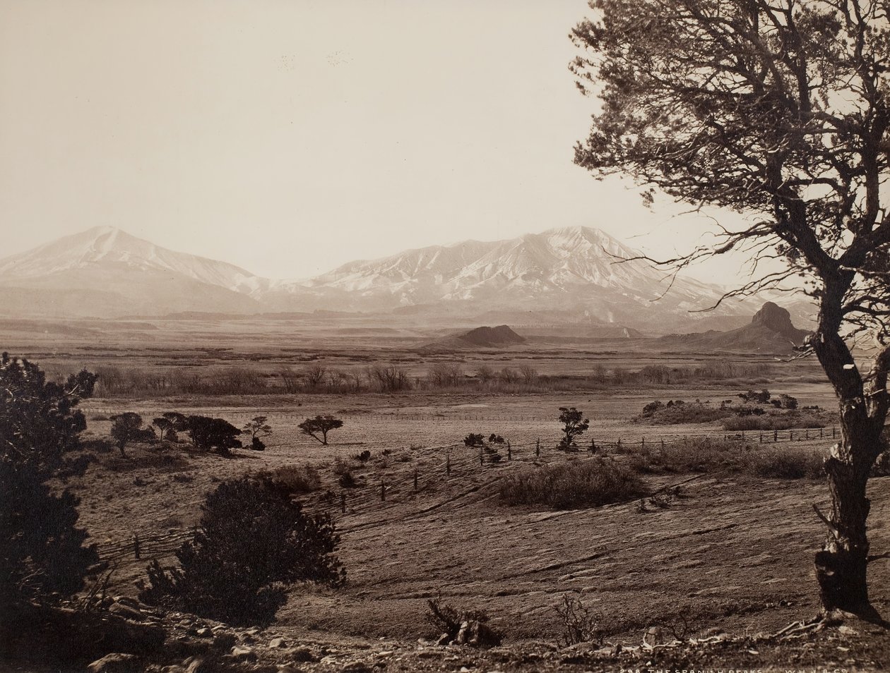A spanyol csúcsok, c. 1871. alkotó: William H. Jackson