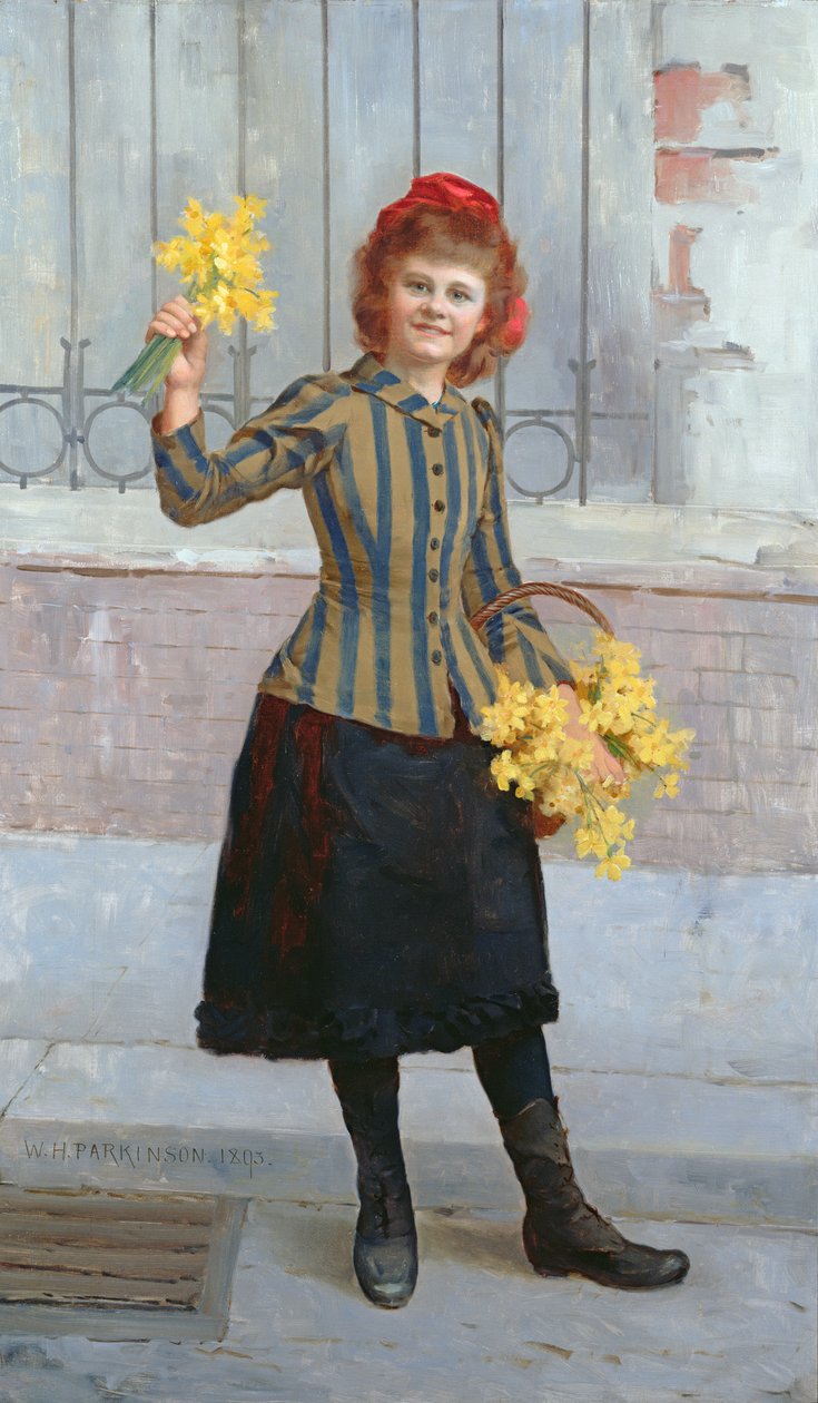 Miss Gertie Miller portréja, 1893 alkotó: William H. Parkinson