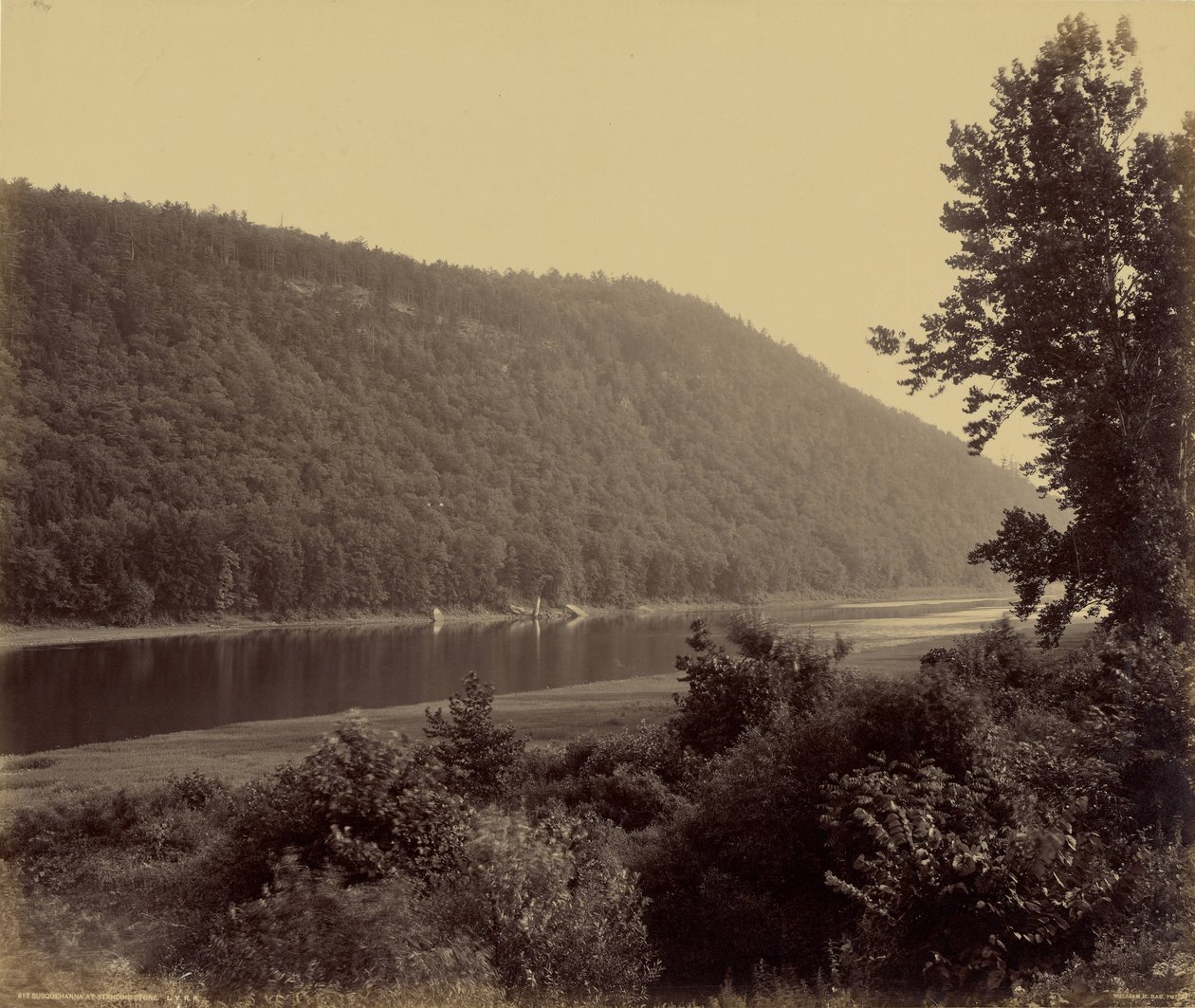 Susquehanna a Standing Stone-nál. alkotó: William H. Rau