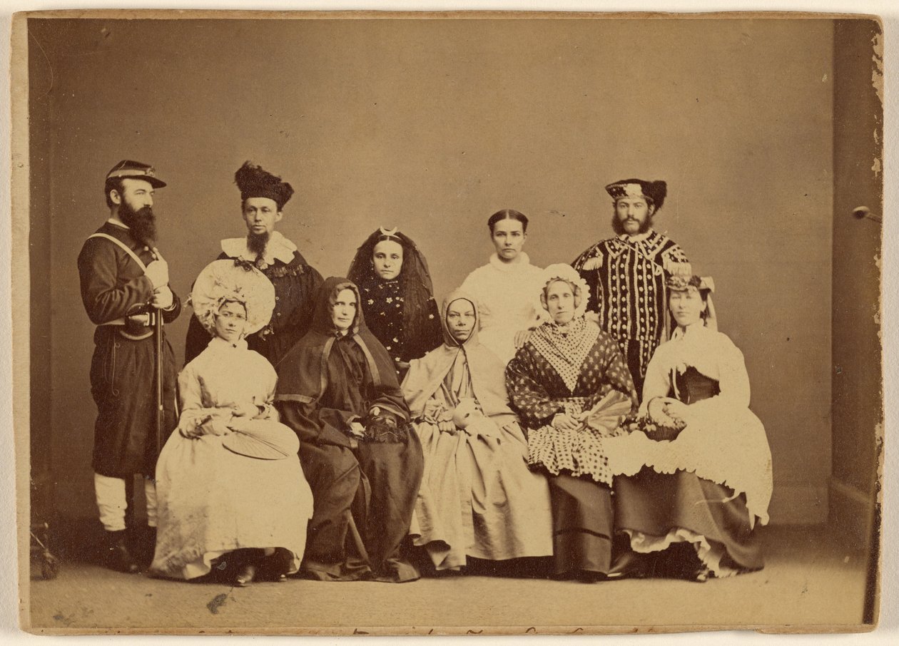 Álarckép 1868. február 18. - Friendship Hall Phila. alkotó: William H. Rhoades