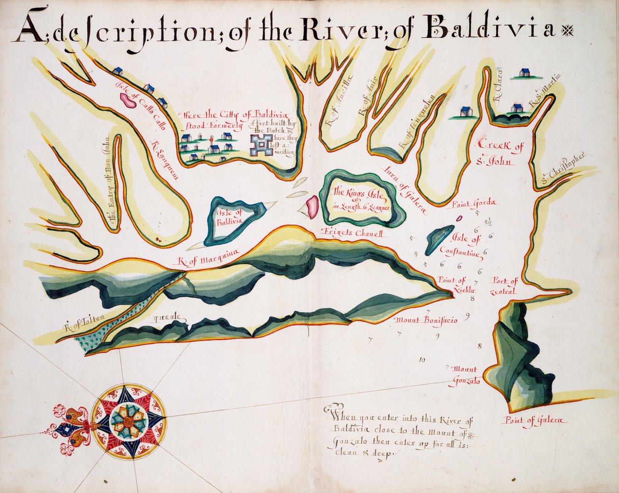 "A Baldivia folyó leírása alkotó: William Hack