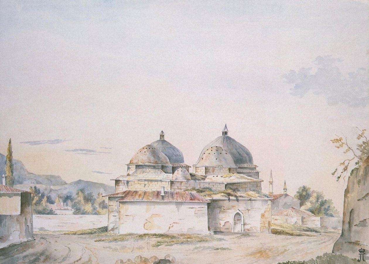 Fürdők Bakhchisarayban, 1787 alkotó: William Hadfield