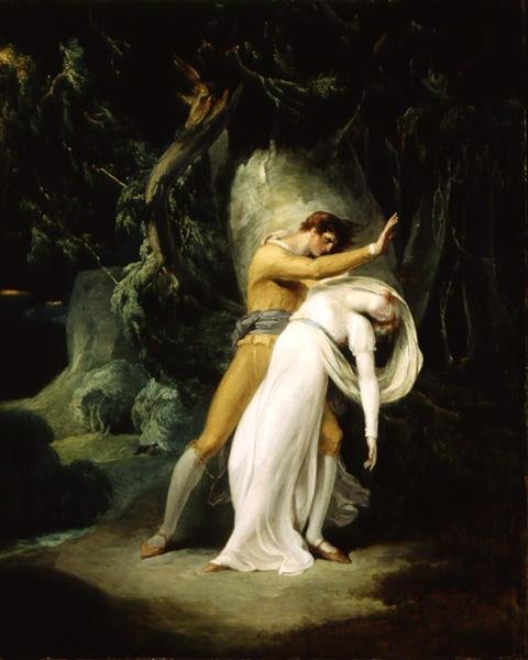 Celadon és Amelia alkotó: William Hamilton