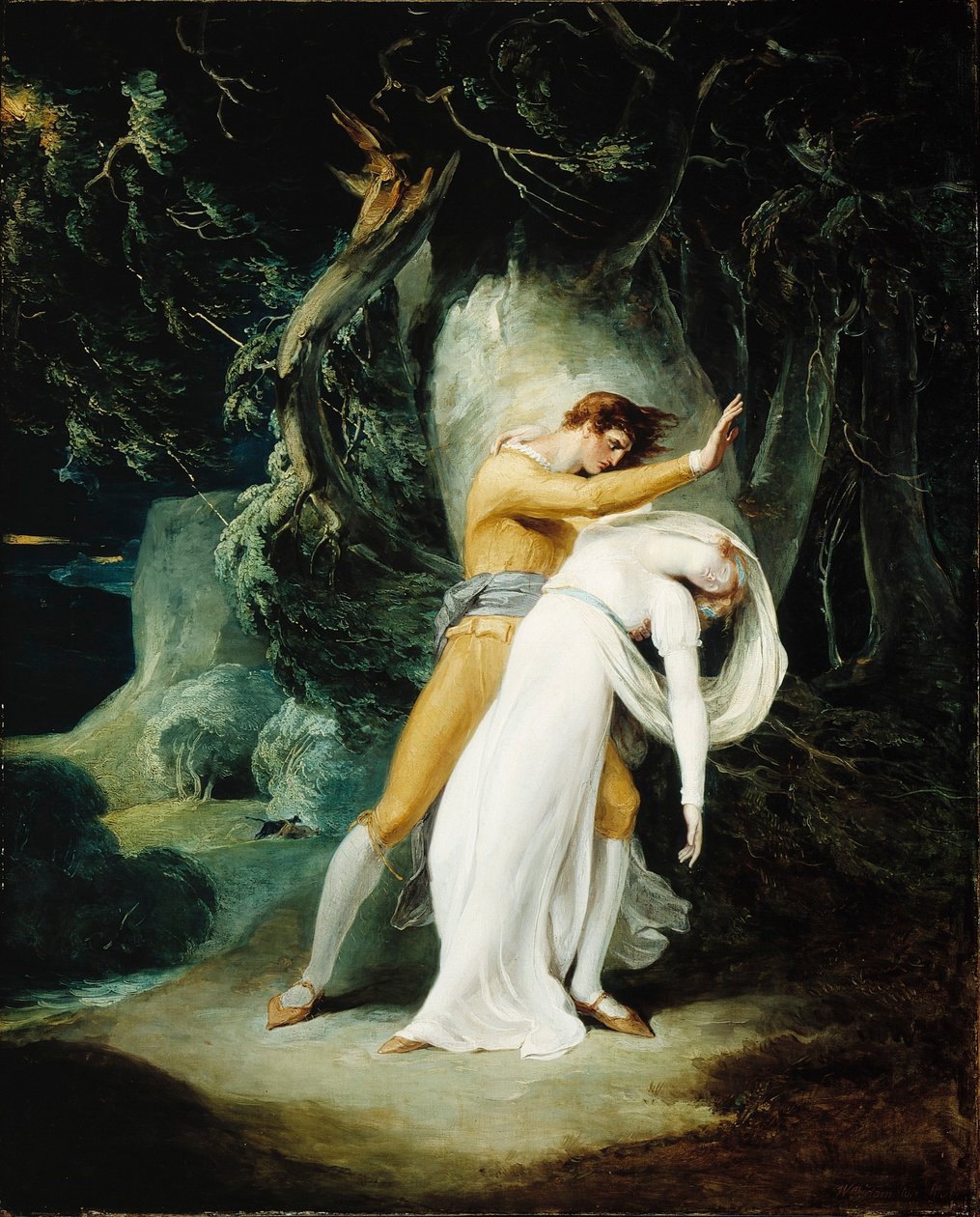 Celadon és Amelia alkotó: William Hamilton