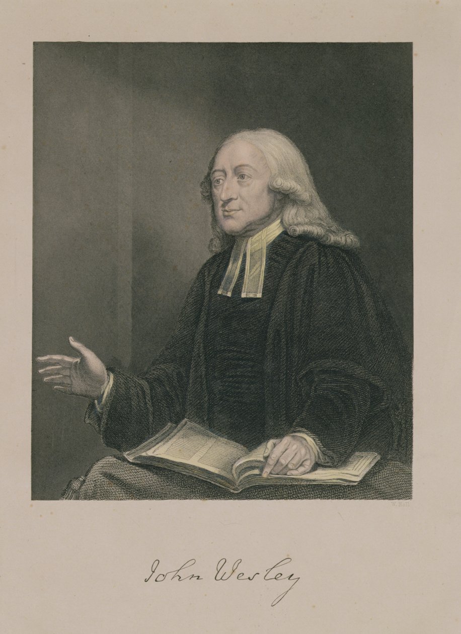 John Wesley (1703-91) portréja William Holl (1807-71) metszete, kiadó: A. Fullarton és Co. alkotó: William Hamilton