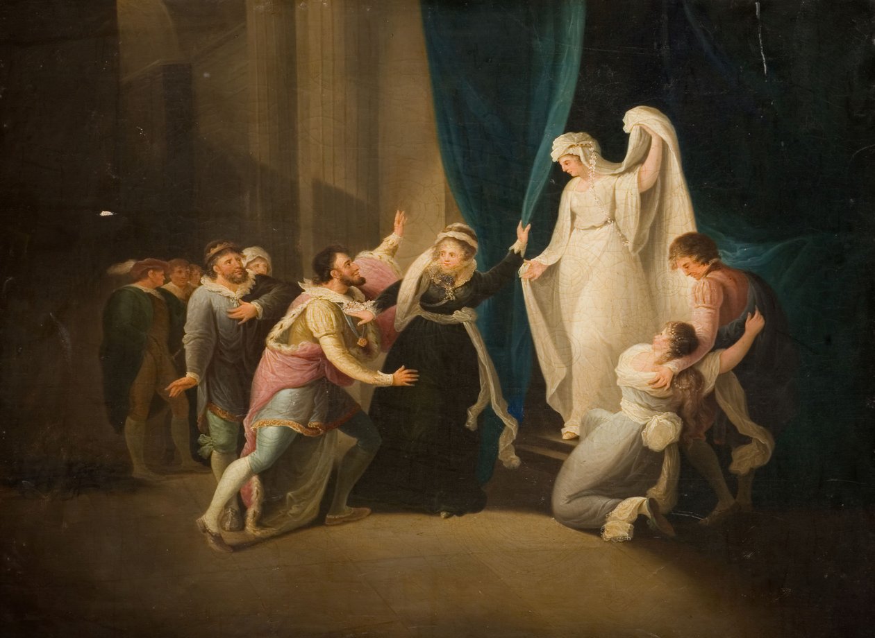Jelenet Shakespeare Téli meséjéből, 1770-1800. alkotó: William Hamilton