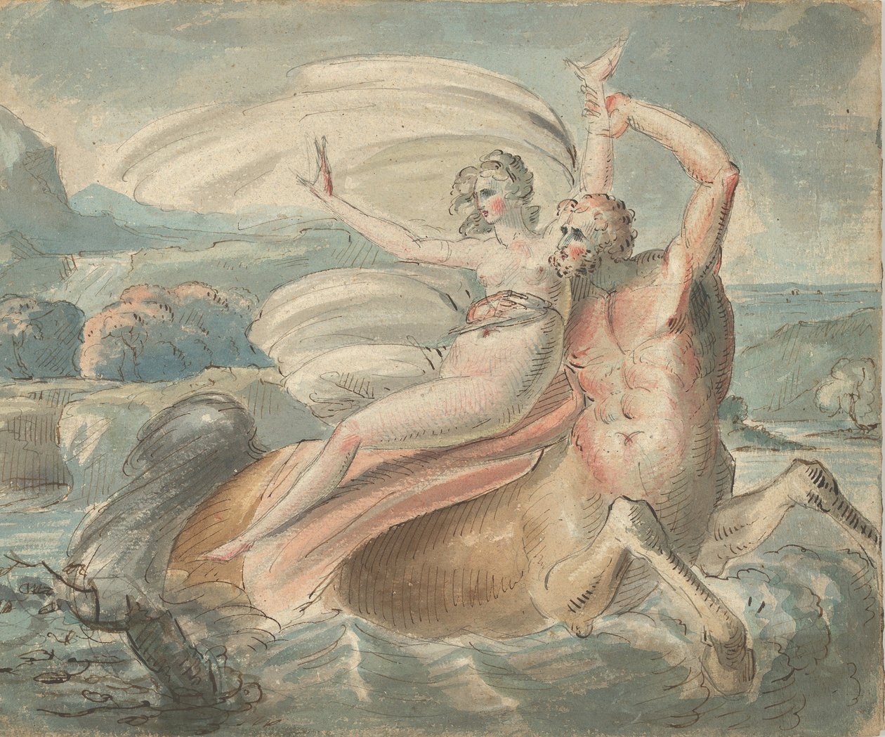 Deianira elrablása, 1770-80. alkotó: William Hamilton