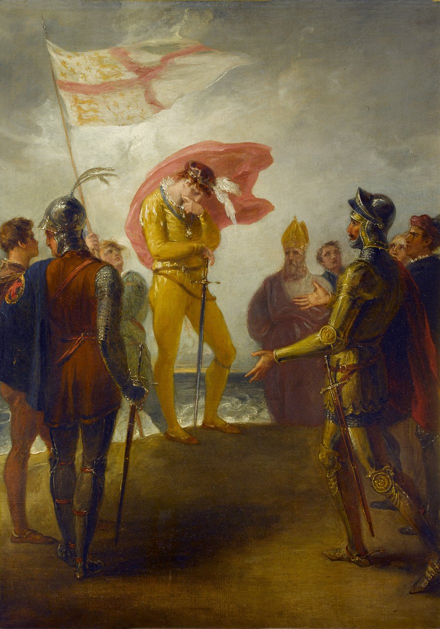 II. Richárd partraszállása Milford Havenben, 1793-1800 körül alkotó: William Hamilton