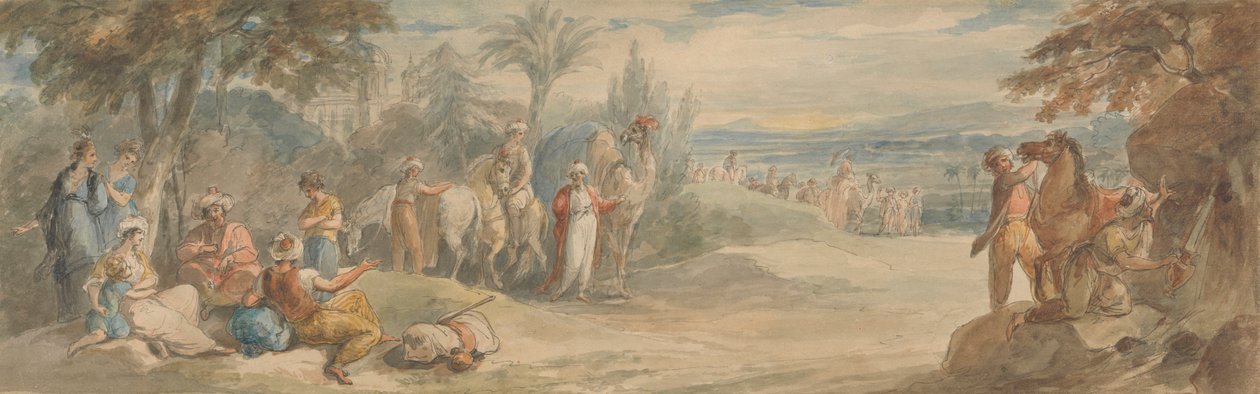 Utazók Törökországban alkotó: William Hamilton