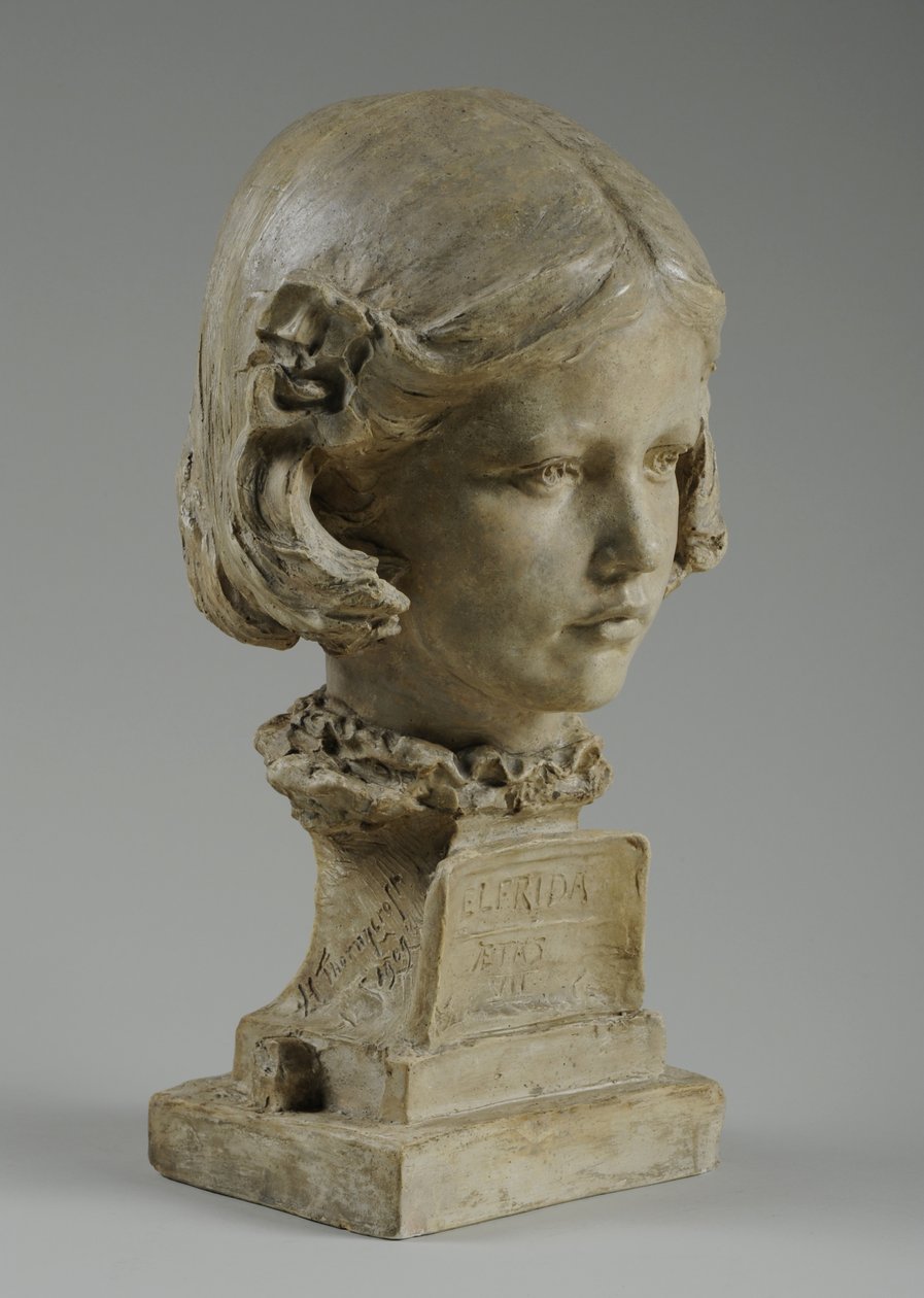 Elfrida Thornycroft mellszobra, 1909 alkotó: William Hamo Thornycroft