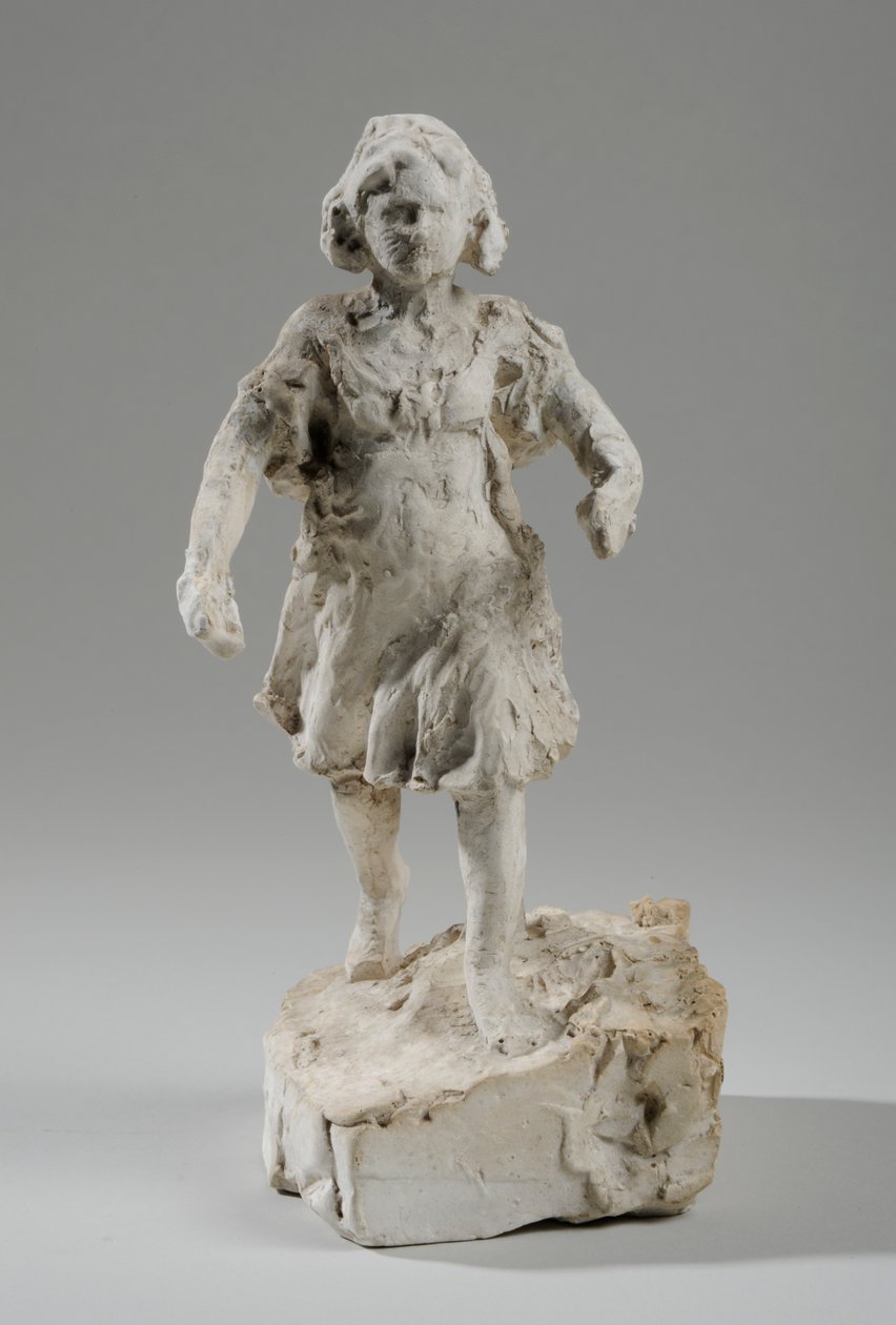 Maquette egy futó lány figurához (gipsz) (lásd még: 440336) alkotó: William Hamo Thornycroft