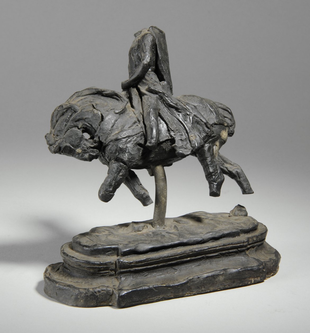 Maquette I. Edward lovas szobrához, 1893 körül (gyurma) alkotó: William Hamo Thornycroft