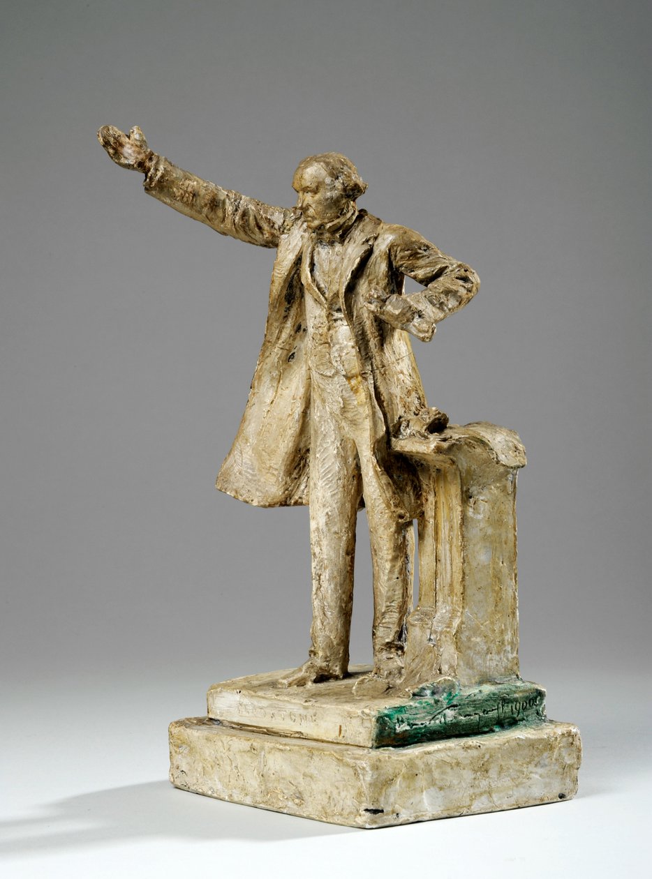 Maquette William Ewart Gladstone szobrához a Stranden, London, 1905 körül (gipsz) alkotó: William Hamo Thornycroft