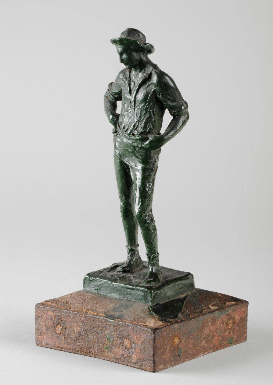 The Mower, 1884 körül (viasz) (lásd még: 440211) alkotó: William Hamo Thornycroft