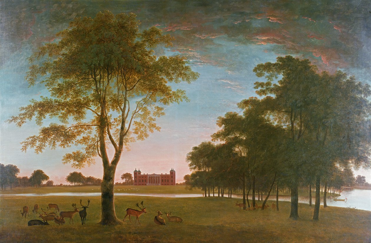 Osterley ház és park este alkotó: William Hannan